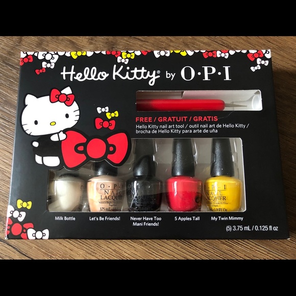 Hello Kitty Other - HELLO KITTY-NWT OPI Nails-Five Colors!